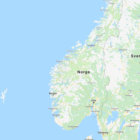 Grus, berg, täkter och terminaler i Hele Norge